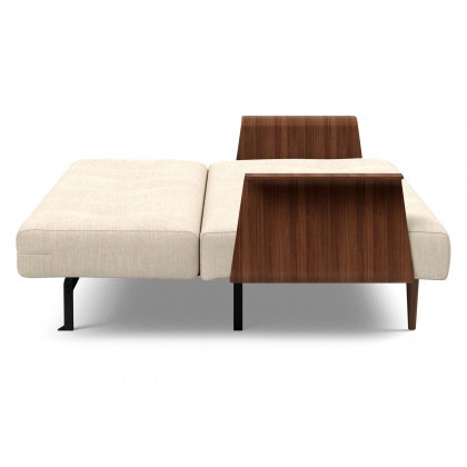 Innovation Living Recast Plus Sofa Bed Dark Styletto with Arms - 586 Phobos Latte