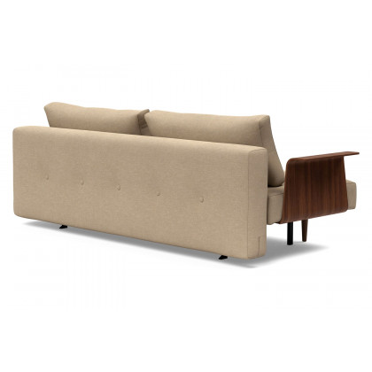 Innovation Living Recast Plus Sofa Bed Dark Styletto with Arms - 587 Phobos Mocha