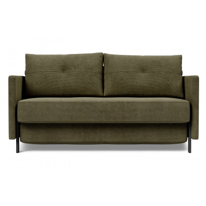 Innovation Living Cubed Full Size Sofa Bed with Arms - 316 Cordufine Pine Green