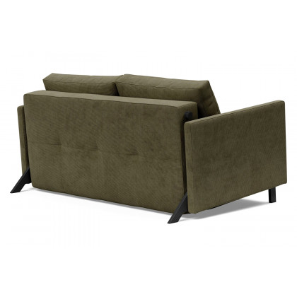 Innovation Living Cubed Full Size Sofa Bed with Arms - 316 Cordufine Pine Green