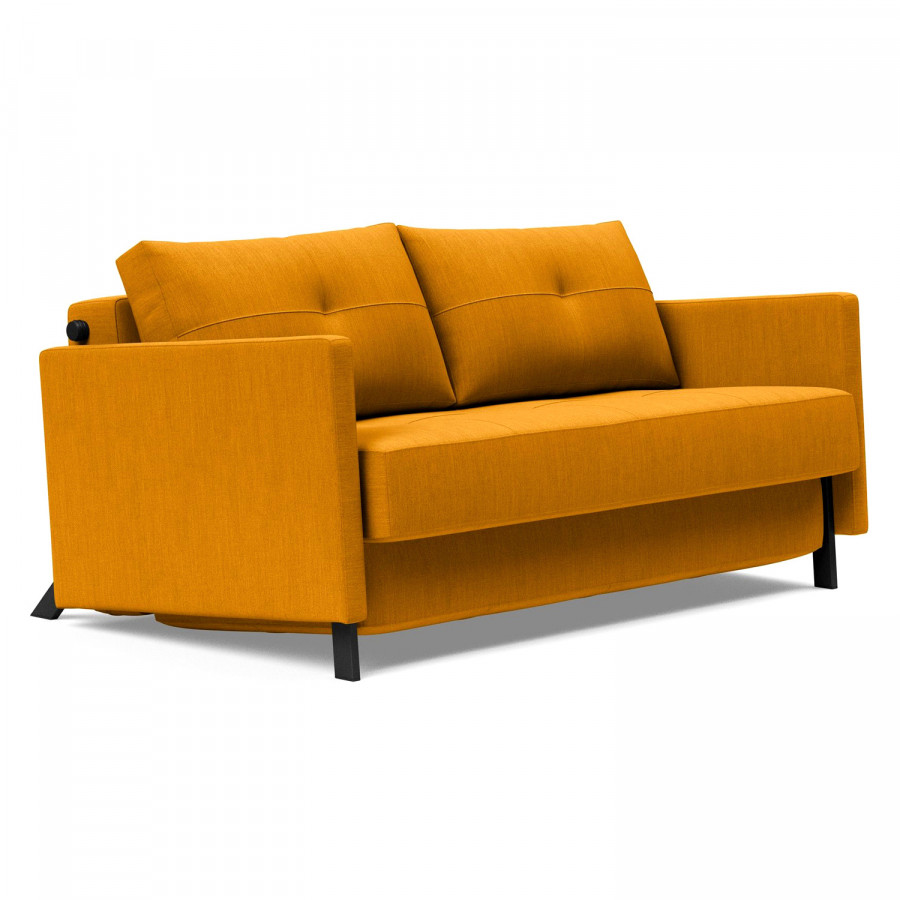 Innovation Living Cubed Full Size Sofa Bed with Arms - 507 Elegance Burned Curry
