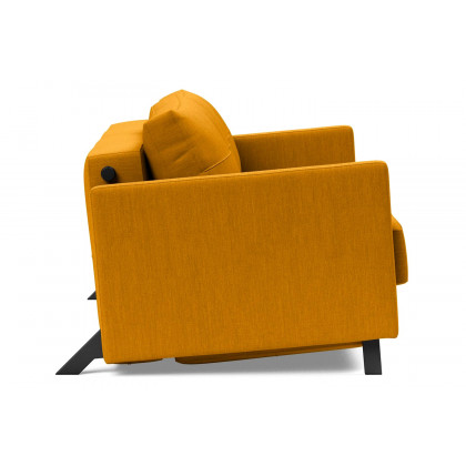 Innovation Living Cubed Full Size Sofa Bed with Arms - 507 Elegance Burned Curry