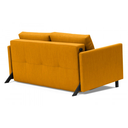 Innovation Living Cubed Full Size Sofa Bed with Arms - 507 Elegance Burned Curry