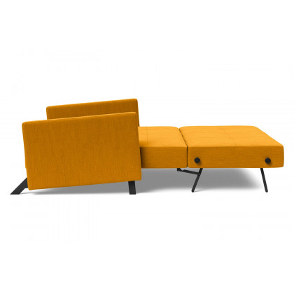 Innovation Living Cubed Full Size Sofa Bed with Arms - 507 Elegance Burned Curry