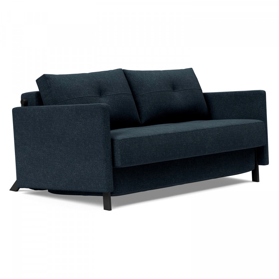 Innovation Living Cubed Full Size Sofa Bed with Arms - 515 Nist Blue