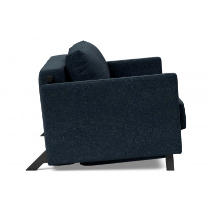Innovation Living Cubed Full Size Sofa Bed with Arms - 515 Nist Blue