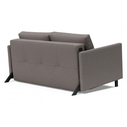 Innovation Living Cubed Full Size Sofa Bed with Arms - 521 Mixed Dance Gray