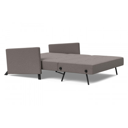 Innovation Living Cubed Full Size Sofa Bed with Arms - 521 Mixed Dance Gray