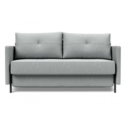 Innovation Living Cubed Full Size Sofa Bed with Arms - 538 Melange Light Gray