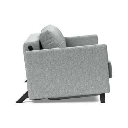 Innovation Living Cubed Full Size Sofa Bed with Arms - 538 Melange Light Gray