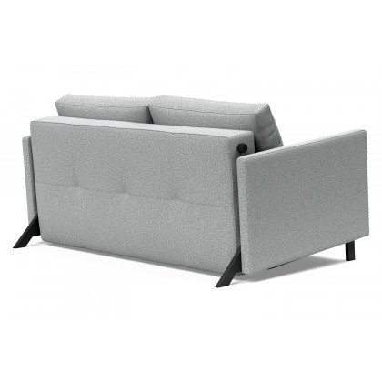 Innovation Living Cubed Full Size Sofa Bed with Arms - 538 Melange Light Gray