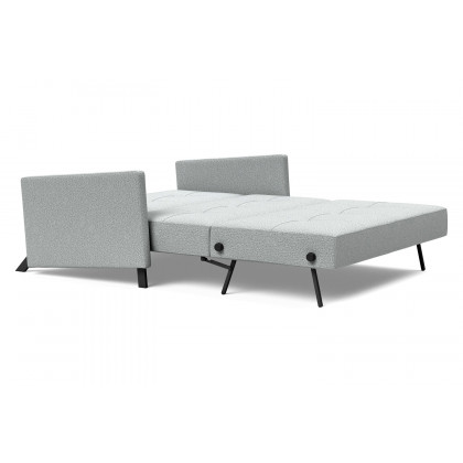 Innovation Living Cubed Full Size Sofa Bed with Arms - 538 Melange Light Gray