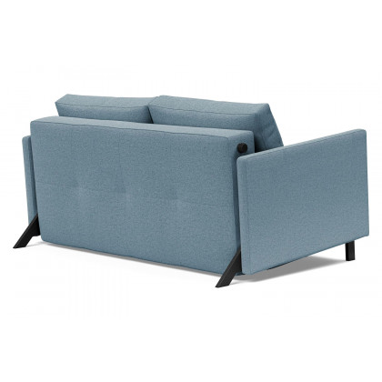 Innovation Living Cubed Full Size Sofa Bed with Arms - 558 Soft Indigo