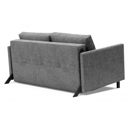 Innovation Living Cubed Full Size Sofa Bed with Arms - 563 Twist Charcoal