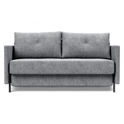 Innovation Living Cubed Full Size Sofa Bed with Arms - 565 Twist Granite
