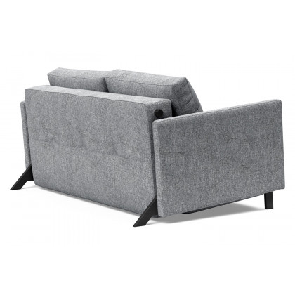 Innovation Living Cubed Full Size Sofa Bed with Arms - 565 Twist Granite