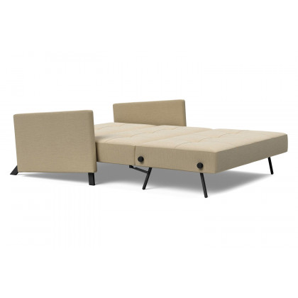 Innovation Living Cubed Full Size Sofa Bed with Arms - 571 Vivus Dusty Sand