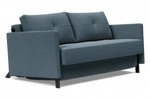 Innovation Living™ Cubed Full Size Sofa Bed with Arms - 573 Vivus Dusty Blue