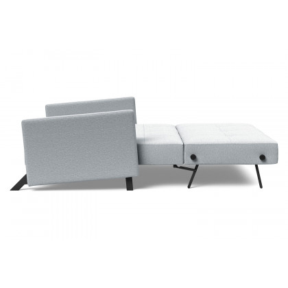 Innovation Living Cubed Full Size Sofa Bed with Arms - 583 Argus Gray