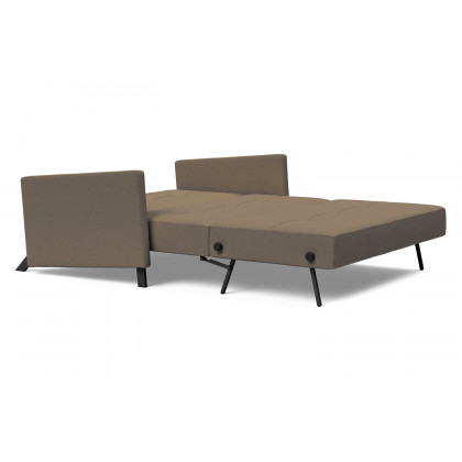 Innovation Living Cubed Full Size Sofa Bed with Arms - 585 Argus Brown