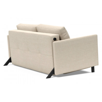 Innovation Living Cubed Full Size Sofa Bed with Arms - 586 Phobos Latte