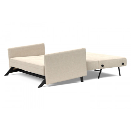 Innovation Living Cubed Full Size Sofa Bed with Arms - 586 Phobos Latte