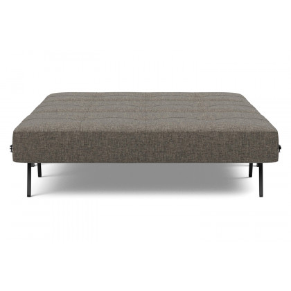 Innovation Living Cubed Full Size Sofa Bed with Chrome legs - 216 Flashtex Dark Gray