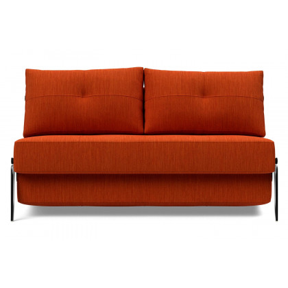 Innovation Living Cubed Full Size Sofa Bed with Alu Legs - 506 Elegance Paprika