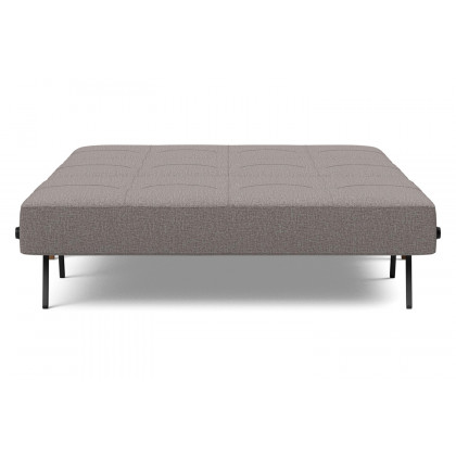 Innovation Living Cubed Full Size Sofa Bed with Dark Wood Legs - 521 Mixed Dance Gray