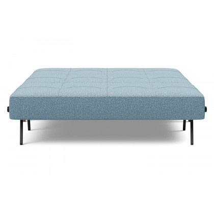 Innovation Living Cubed Full Size Sofa Bed with Dark Wood Legs - 525 Mixed Dance Light Blue