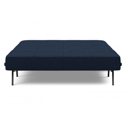 Innovation Living Cubed Full Size Sofa Bed with Dark Wood Legs - 528 Mixed Dance Blue