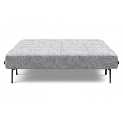 Innovation Living Cubed Full Size Sofa Bed with Dark Wood Legs - 565 Twist Granite