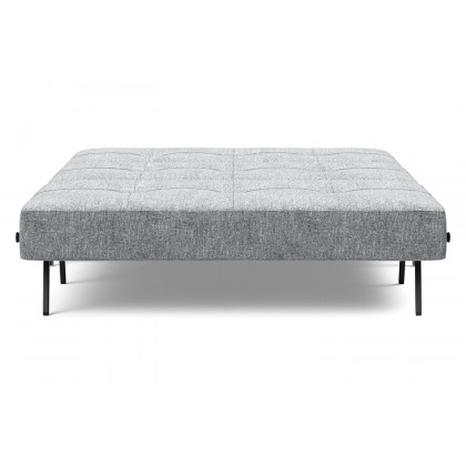 Innovation Living Cubed Full Size Sofa Bed with Alu Legs - 565 Twist Granite