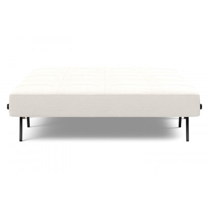Innovation Living Cubed Full Size Sofa Bed with Dark Wood Legs - 574 Vivus Dusty Off White
