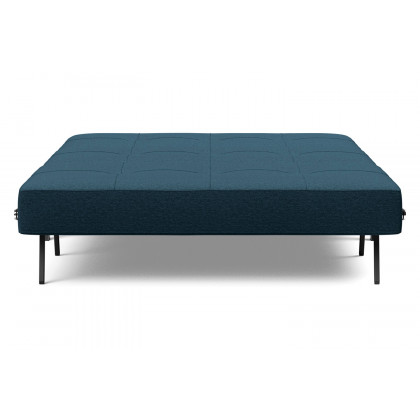 Innovation Living Cubed Full Size Sofa Bed with Chrome legs - 580 Argus Navy Blue