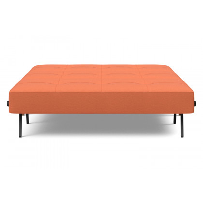 Innovation Living Cubed Full Size Sofa Bed with Dark Wood Legs - 581 Argus Rust