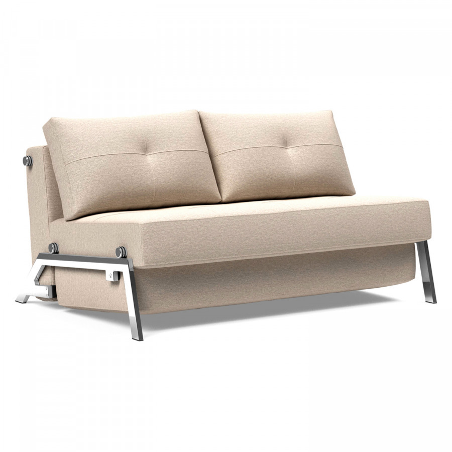 Innovation Living Cubed Full Size Sofa Bed with Chrome legs - 584 Argus Natural