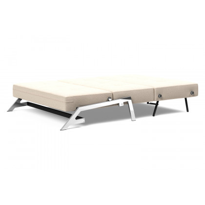 Innovation Living Cubed Full Size Sofa Bed with Chrome legs - 584 Argus Natural