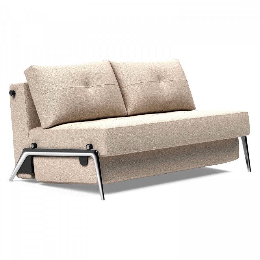 Innovation Living Cubed Full Size Sofa Bed with Alu Legs - 584 Argus Natural