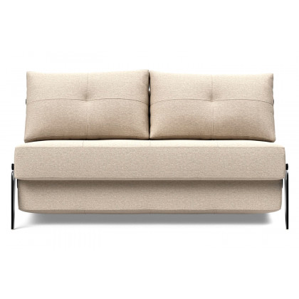 Innovation Living Cubed Full Size Sofa Bed with Alu Legs - 584 Argus Natural