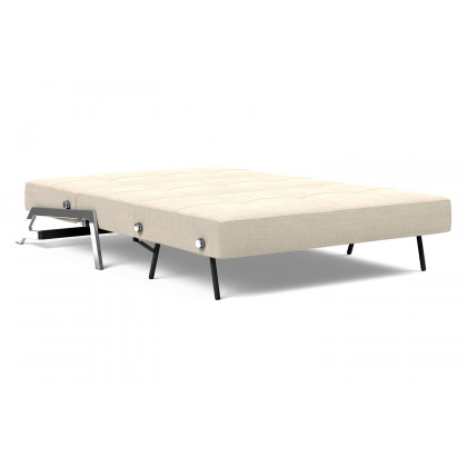 Innovation Living Cubed Full Size Sofa Bed with Chrome legs - 586 Phobos Latte