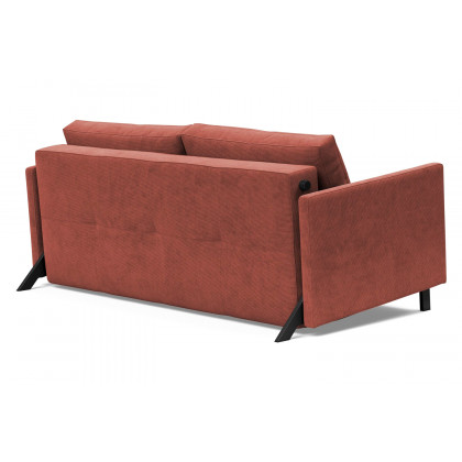 Innovation Living Cubed Queen Size Sofa Bed with Arms - 317 Cordufine Rust