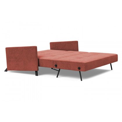Innovation Living Cubed Queen Size Sofa Bed with Arms - 317 Cordufine Rust