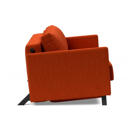 Innovation Living Cubed Queen Size Sofa Bed with Arms - 506 Elegance Paprika