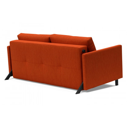 Innovation Living Cubed Queen Size Sofa Bed with Arms - 506 Elegance Paprika