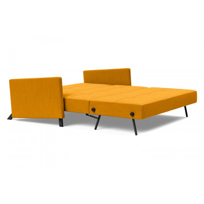 Innovation Living Cubed Queen Size Sofa Bed with Arms - 507 Elegance Burned Curry