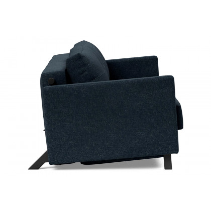 Innovation Living Cubed Queen Size Sofa Bed with Arms - 515 Nist Blue