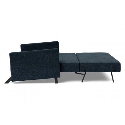 Innovation Living Cubed Queen Size Sofa Bed with Arms - 515 Nist Blue