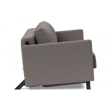 Innovation Living Cubed Queen Size Sofa Bed with Arms - 521 Mixed Dance Gray