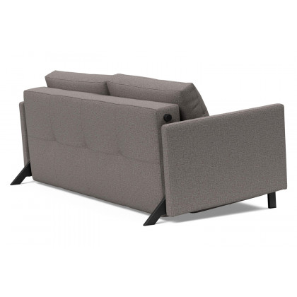 Innovation Living Cubed Queen Size Sofa Bed with Arms - 521 Mixed Dance Gray